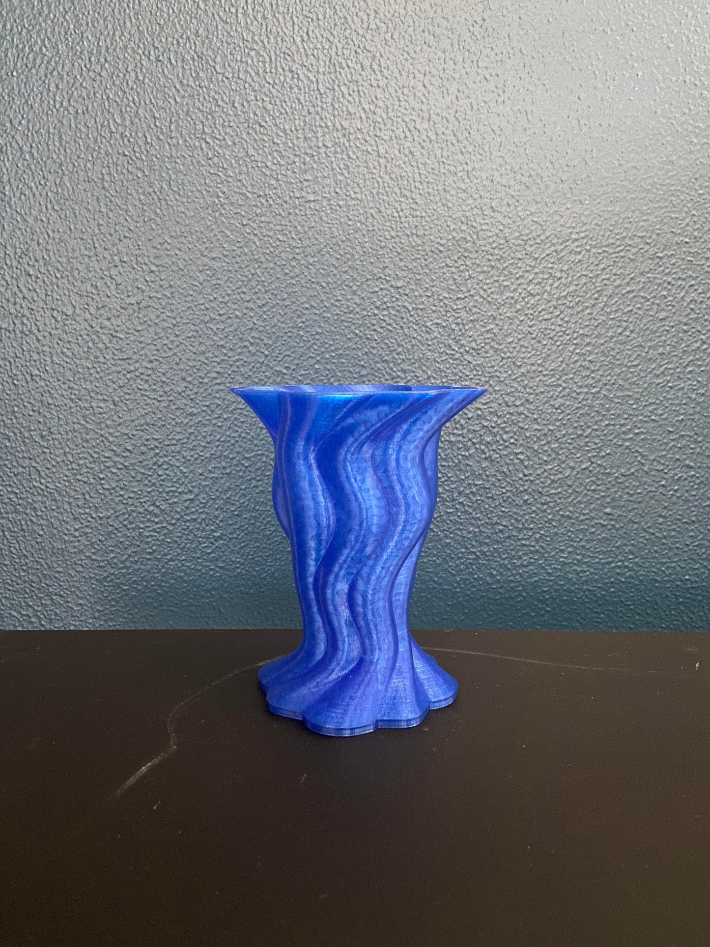 Blå Bølge Vase - Unikt FGU design