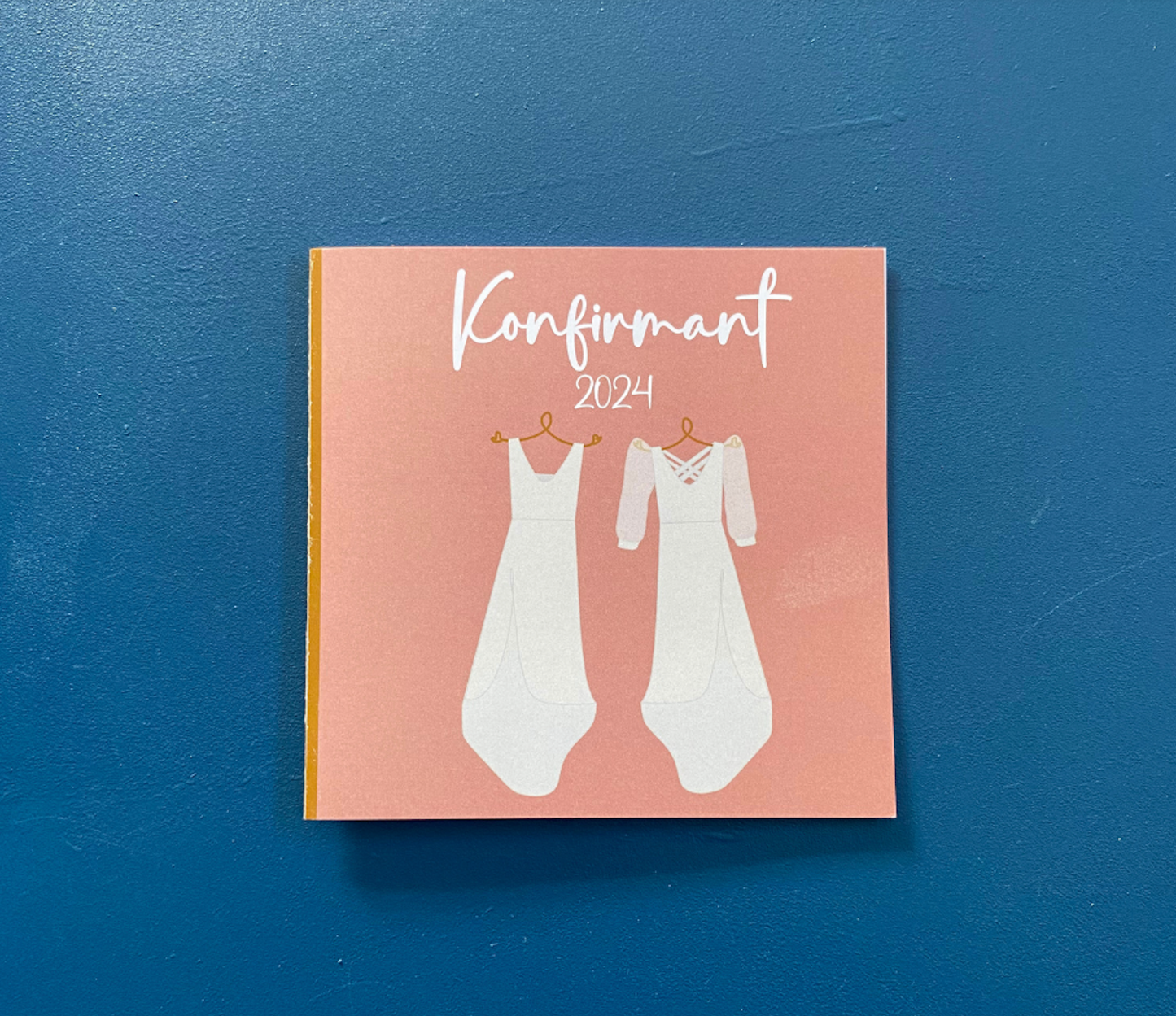 Lejlighedskort Konfirmant Rød - Unikt design
